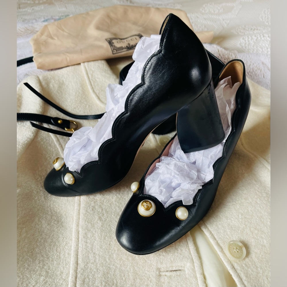 GUCCI | Pearl Malaga Kid Pumps